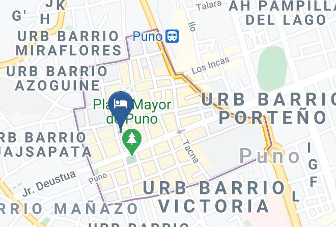 Puno - Hotel Tierra Viva Puno Plaza Maps
