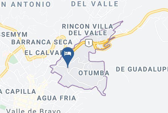 Valle De Bravo - Hotel Tierras Blancas Maps