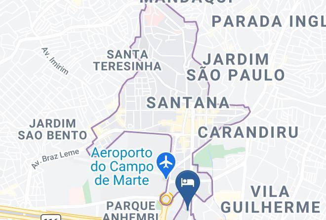 Sao Paulo Santana - Hotel Tiete Maps