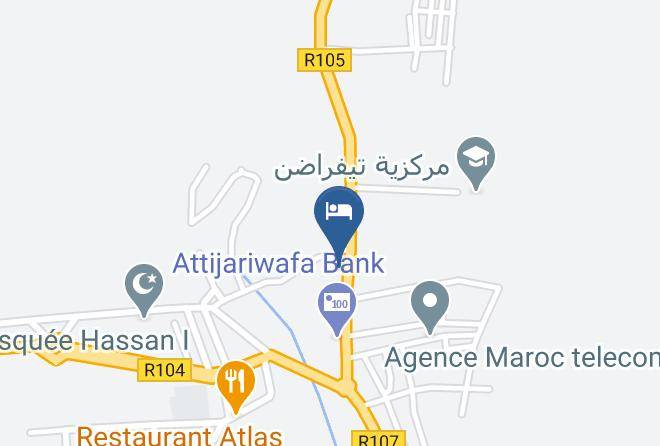 Souss Massa Draa - Hotel Tifaouine Tafraoute Maps