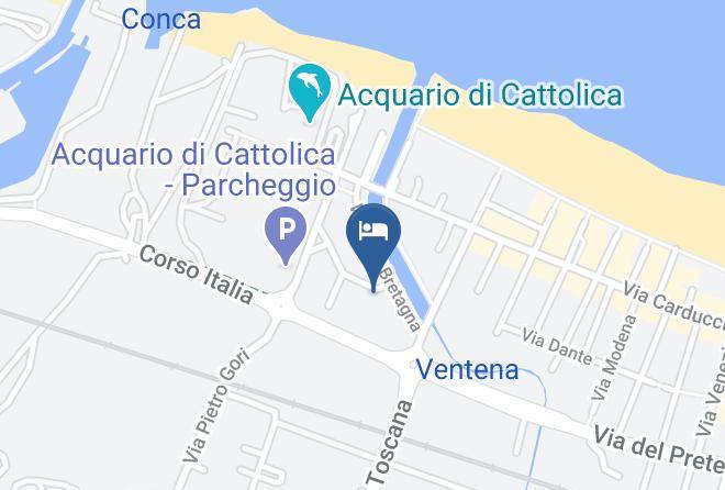 Rimini - Hotel Tiffany's Family Hotels Maps
