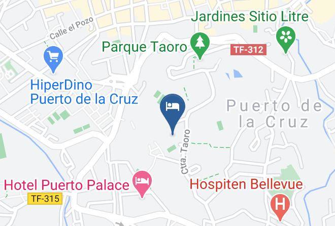 Santa Cruz De Tenerife - Hotel Tigaiga Maps