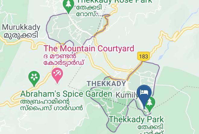 Peerumade - Hotel Tigers Roare Maps