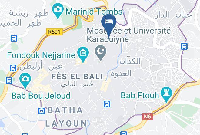Fez - Hotel Tijani Maps