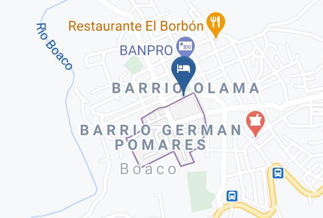 Boaco - Hotel Tijerinos Maps