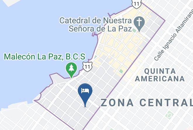 La Paz - Hotel Tijuana En La Paz Maps