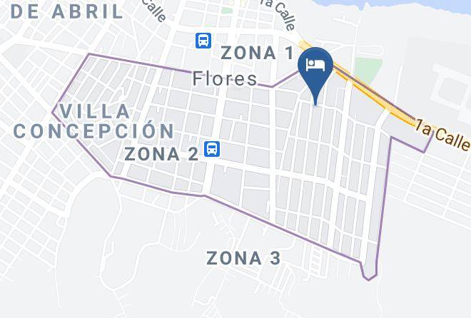 Flores - Hotel Tikal Maps