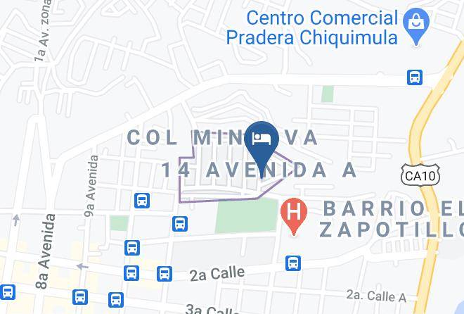 Chiquimula - Hotel Tikal Inn Maps