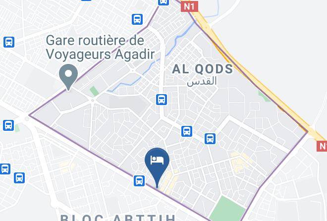 Agadir - Hotel Tilado Maps