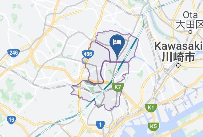 Yokohama City Kohoku Ward - Hotel Times Inn 24 Tsunashima Maps