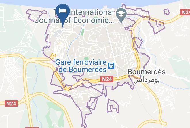 Boumerdes - Hotel Timezrit Maps