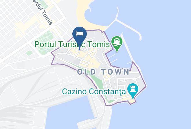 Constanta - Hotel Tineretului Maps