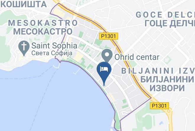 Ohrid - Hotel Tino Maps