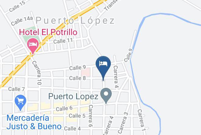 Puerto Lopez - Hotel Tio Pepe Maps