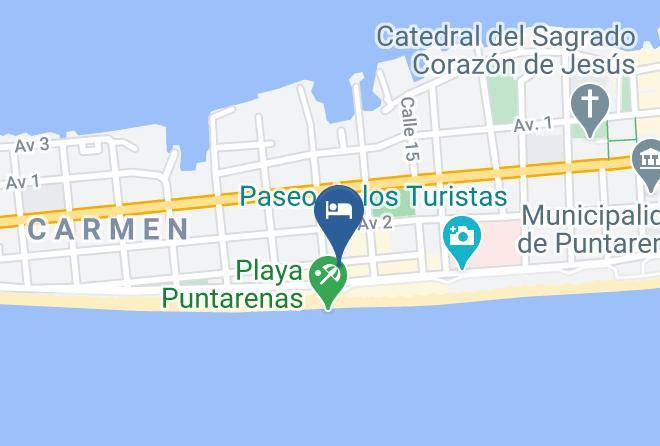 Puntarenas - Hotel Tioga Maps