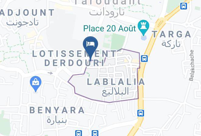 Souss Massa Draa - Hotel Tiout Maps