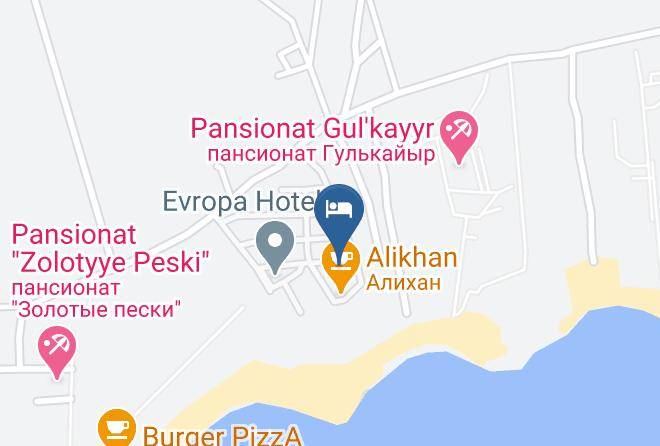 Ysyk Kol Region - Hotel Tiramisu Maps