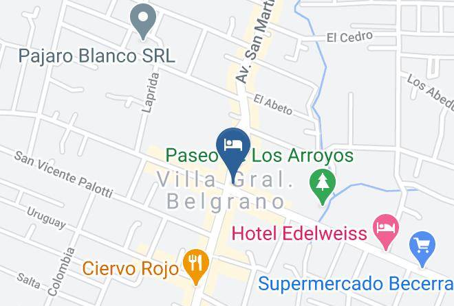 Calamuchita Department - Hotel Tirol D'andrea Maps