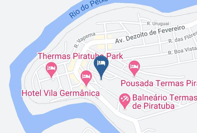 Piratuba - Hotel Tirolesa Maps