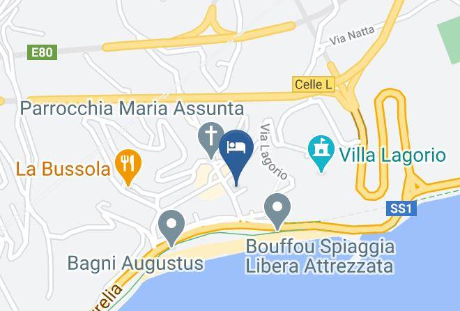 Savona - Hotel Tirreno Celle Ligure Due Stelle Maps