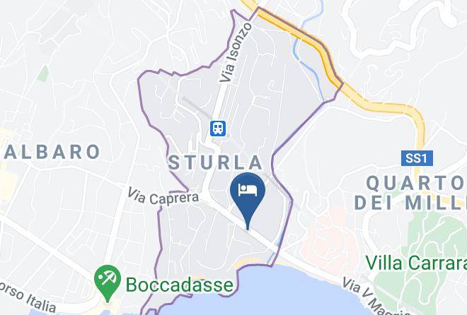Genoa - Hotel Tirreno Maps