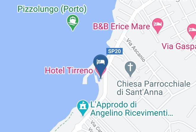 Trapani - Hotel Tirreno Maps