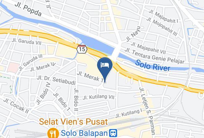 Surakarta - Hotel Tirtonadi Permai Maps