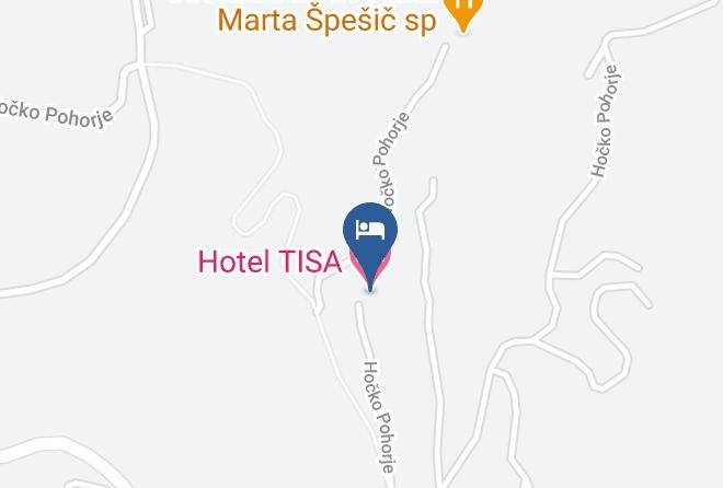 Spodnje Hoce - Hotel Tisa Maps