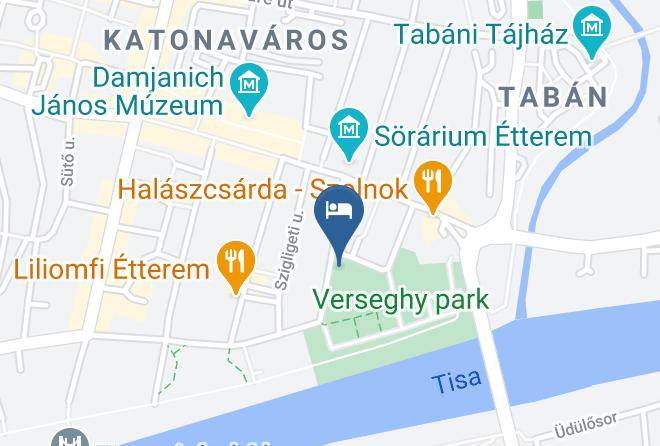 Szolnok - Hotel Tisza Kft Merey Gyula Maps