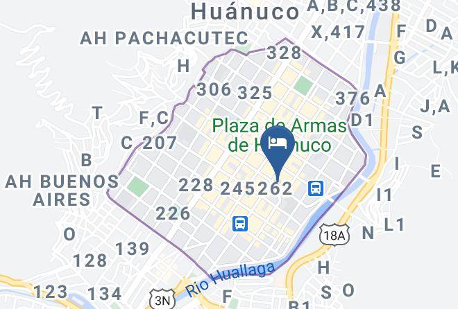 Huanuco - Hotel Tito's Maps