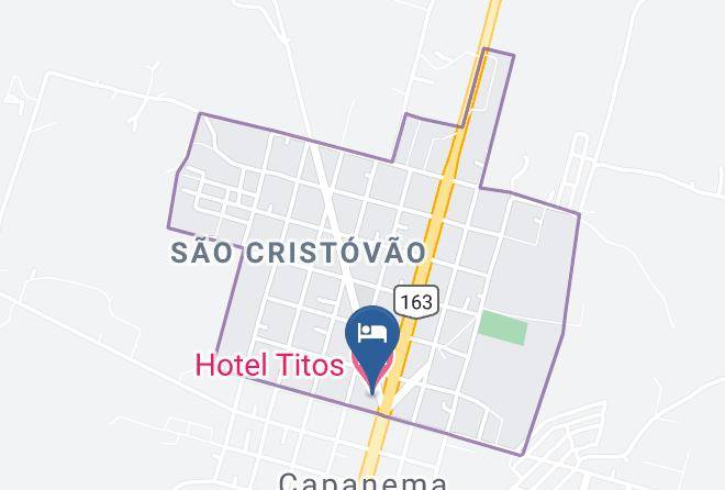 Capanema - Hotel Titos Maps