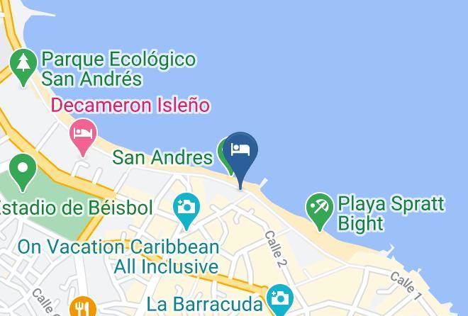 San Andres - Hotel Tiuna Maps