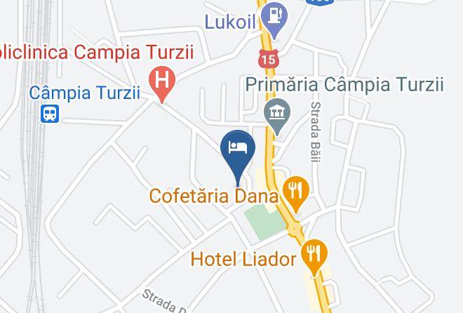 Campia Turzii - Hotel Tiver Maps