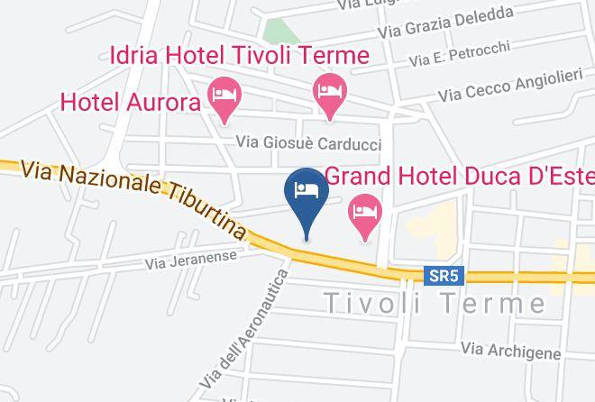 Rome - Hotel Tivoli Maps