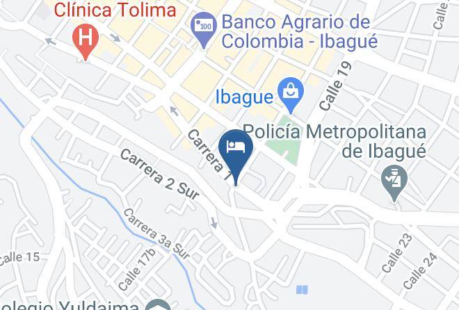 Ibague - Hotel Tiwanaku Maps