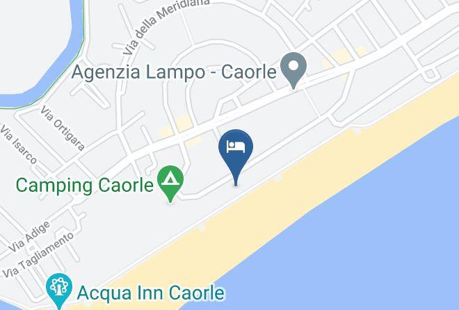 Venice - Hotel Tizian Beach Maps