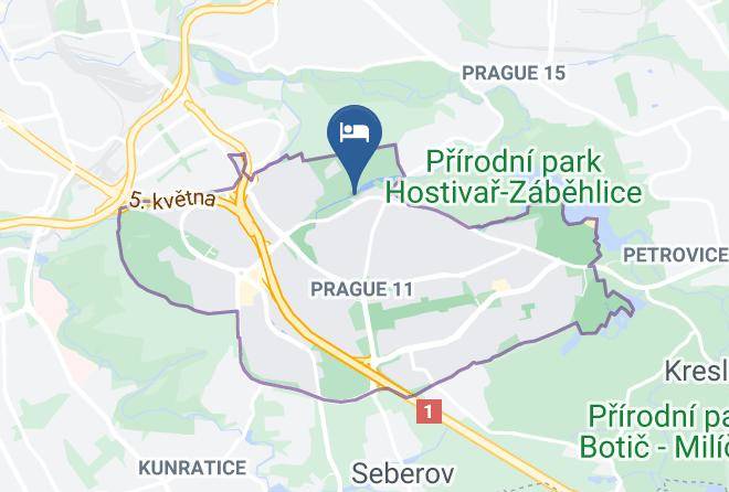 Prague - Hotel Tjchodov Maps