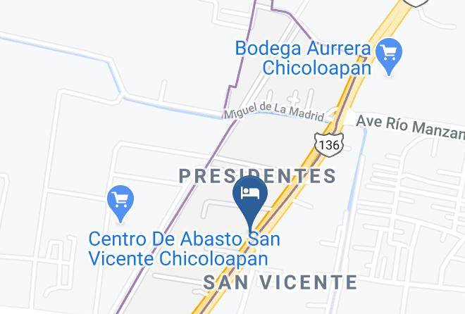 Chicoloapan - Hotel Tlaloc Maps