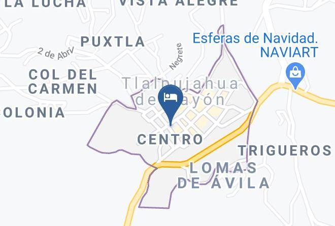 Tlalpujahua - Hotel Tlalpujahua Inn Maps
