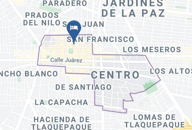 Tlaquepaque - Hotel Tlaquepaque Pueblito Maps