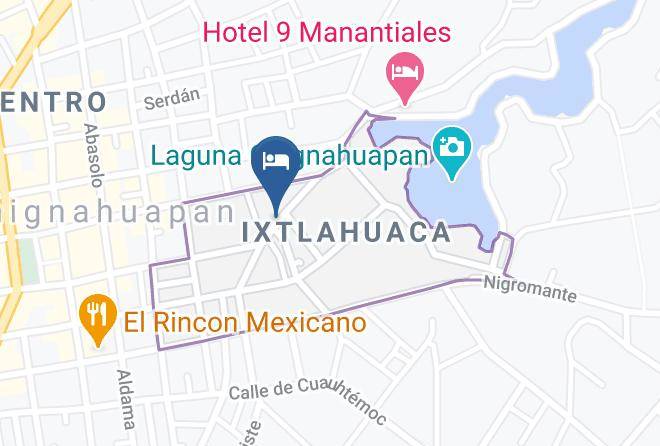Chignahuapan - Hotel Tlatoani Maps