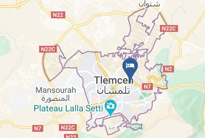 Tlemcen - Hotel Tlemcen Familiale Maps