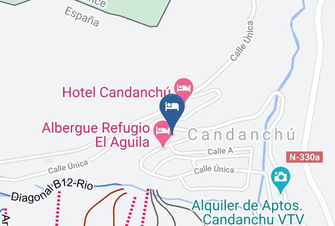Huesca - Hotel Tobazo Candanchu Maps