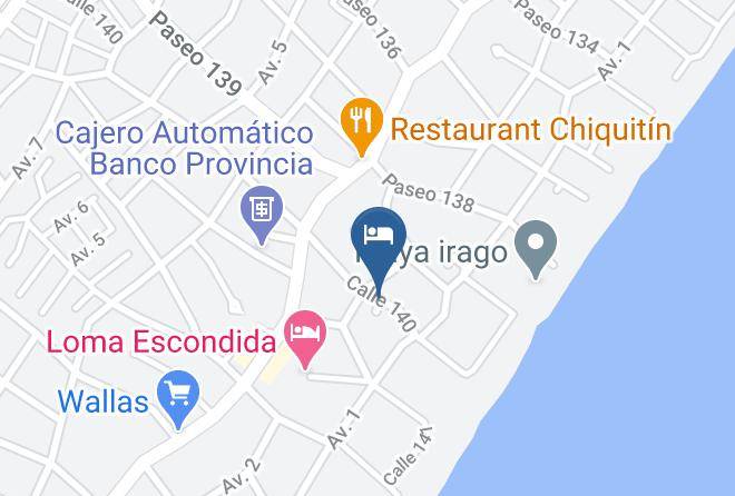 Villa Gesell - Hotel Tobruck Maps
