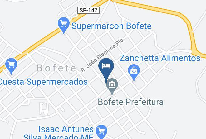 Bofete - Hotel Toca Do Gigante Maps