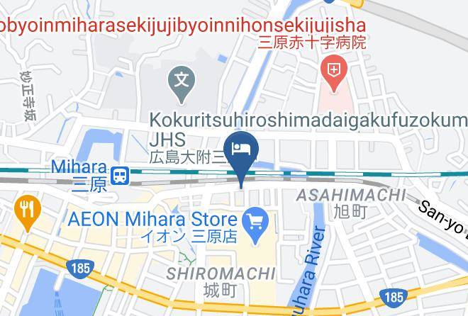 Mihara City - Hotel Todai Maps