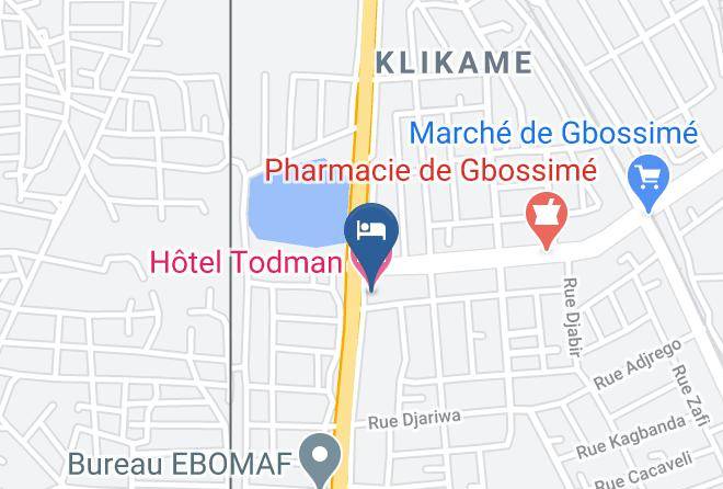 Golfe - Hotel Todman Maps