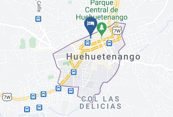 Huehuetenango - Hotel Todos Santos Inn Maps