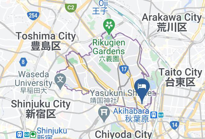 Bunkyo Ward - Hotel Tokyo Garden Palace Maps