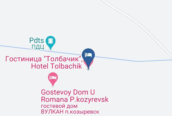 Hotel Tolbachik Map